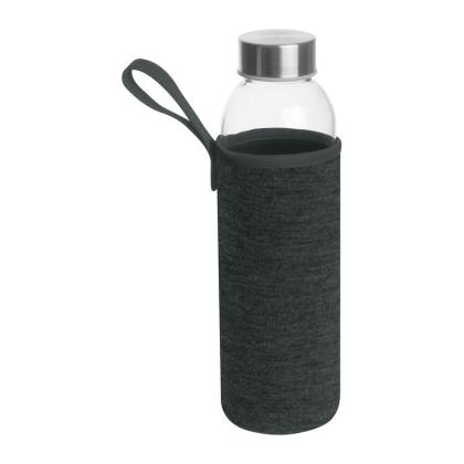 Glass Drinking Bottle in Neoprene Pouch Klagenfurt
