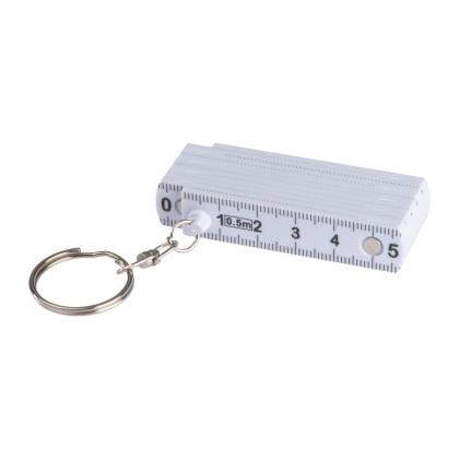 Keyring with Ruler