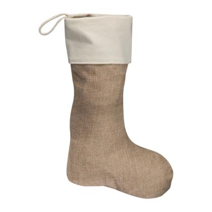 Christmas sock jute Lucca