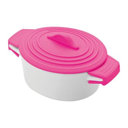 Porcelain Pot with Silicone Lid DELHI