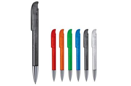 Ball pen Atlas transparent metal tip