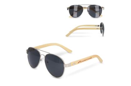 Bamboo leg aviator sunglasses