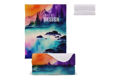 Polar fleece blanket OEKO-TEX® sublimation 130 x 170 cm 290 g/m²