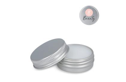Lipbalm round recycled aluminium tin