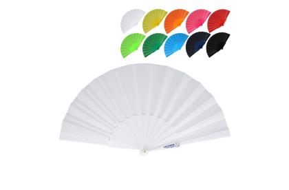 Hand fan plastic & polyester