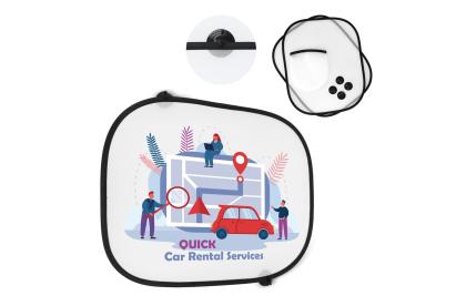 Car window sunshade, set of 2 with pouch sublimation