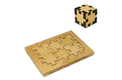 Wooden cube puzzle