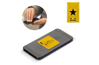 Microfiber sticky cloth with antibacterial treatment 35x35mm