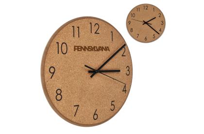 Cork wall clock