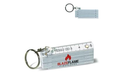 Mini foldable ruler with keyring 0.5m