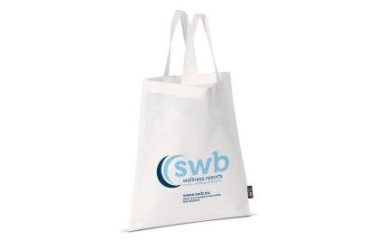 Carrier bag non-woven white 75g/m²