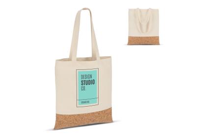 Carrier bag cotton & cork 170g/m² 35 x 40cm