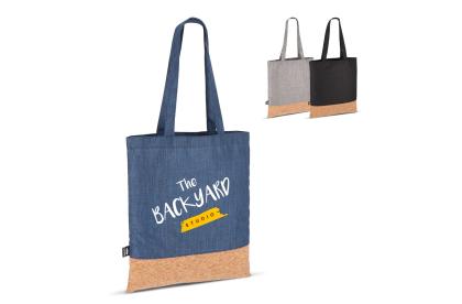 Carrier bag R-PET & cork 35 x 40cm