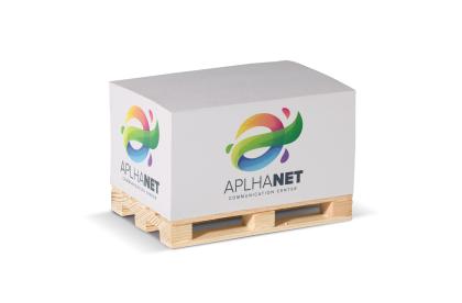 Rectangle pad 12x8x6cm on wooden pallet