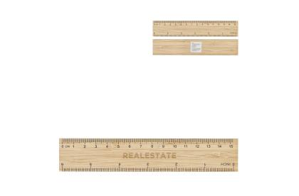 Bamboo ruler 15cm