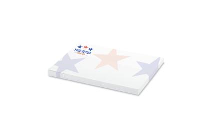 50 adhesive notes, 100x72mm, full-colour