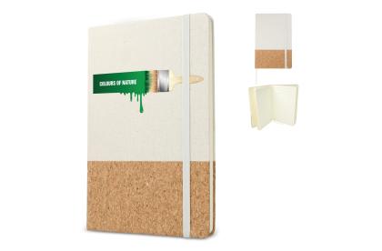 Notebook cotton & cork A5