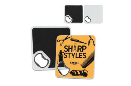 R-ABS coaster with bottle opener