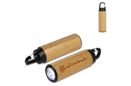 Bamboo Flashlight with clip