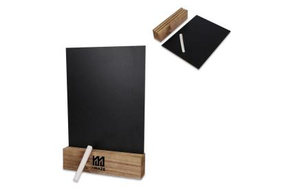 Chalkboard in wooden stand
