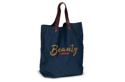 Shopping bag canvas Denim 310g/m² 42x13x43cm