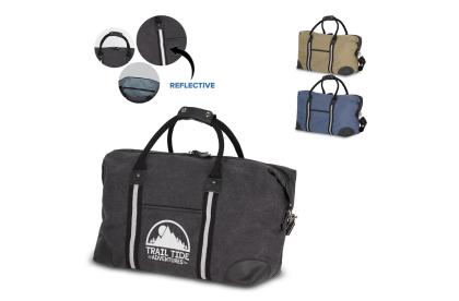 Recycled cotton canvas weekend bag Harper