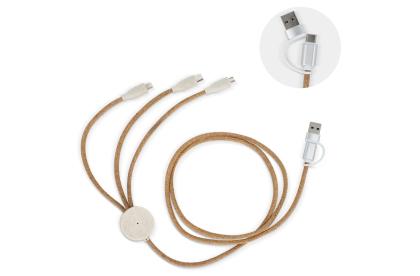 Cork 3 in 1 PD charging & data cable