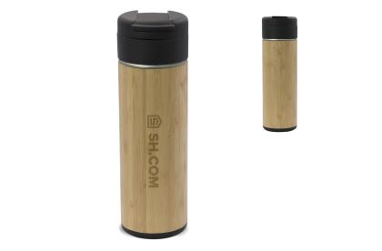 Thermo bottle Flow bamboo 400ml