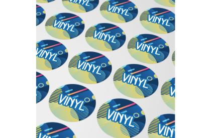 Vinyl Sticker Round Ø 10 mm