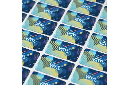 Vinyl Sticker Rectangle 30x15mm