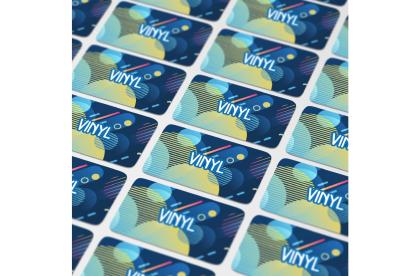 Vinyl Sticker Rectangle 40x20mm