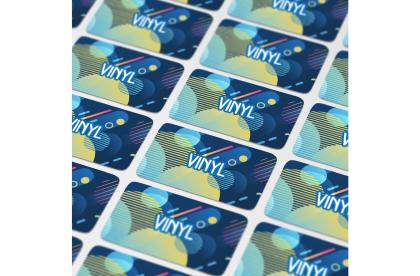 Vinyl Sticker Rectangle 60x25mm