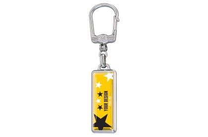 Keyring metal, rectangle