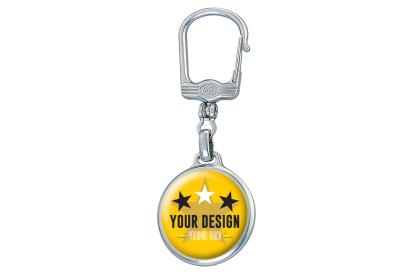 Keyring metal, round