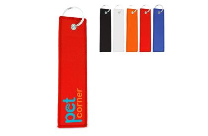 Flight tag with keyring
