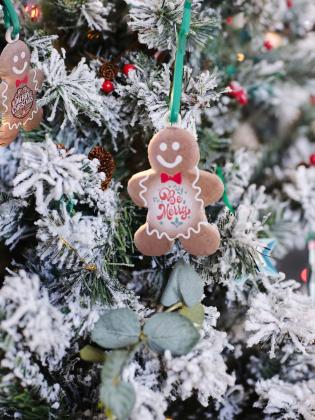 Recycled Christmas dECOration Gingerbread Man