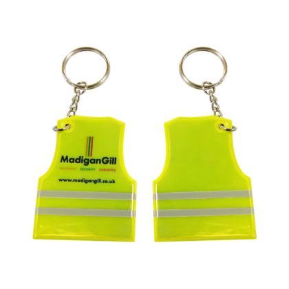 Hi Vis Vest Reflective Keyring