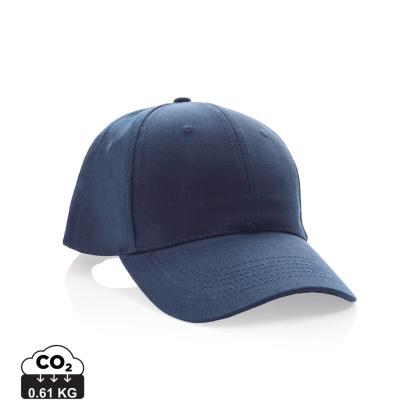 Impact 6 panel 280gr Recycled cotton cap with AWARE™ tracer