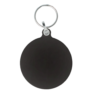 Recycled 55mm Circular Keyring - Image 4