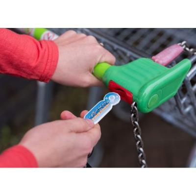 Recycled Trolley Stick Oblong Keyring - Image 2