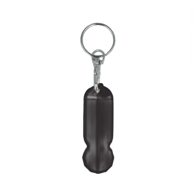 Recycled Trolley Stick Oblong Keyring - Image 4