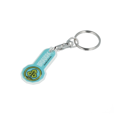 Recycled Trolley Stick Mini Keyring - Image 2