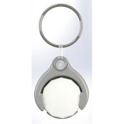 Recycled Pop Coin Lite Trolley Keyring - Image 2