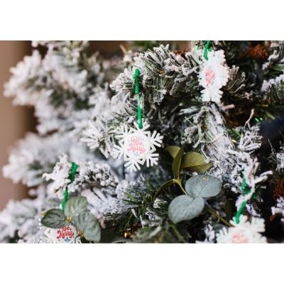 Recycled Christmas dECOration Snowflake - Image 2