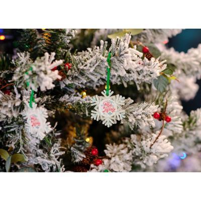 Recycled Christmas dECOration Snowflake - Image 4