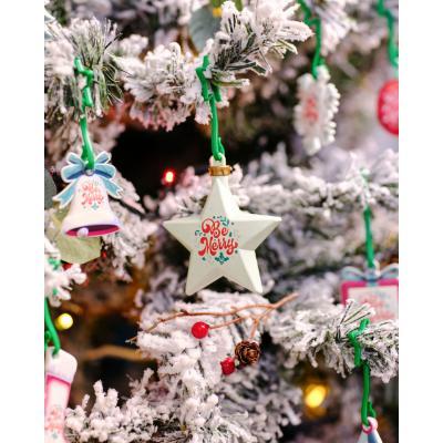 Recycled Christmas dECOration Plus Star - Image 3