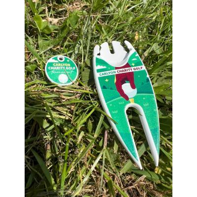 Recycled Golf Pitch Repairer with Marker - Image 2