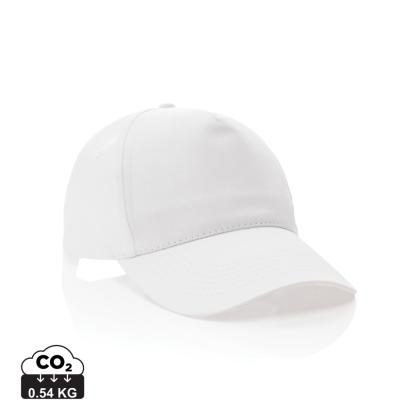 Impact 5 panel 190gr Recycled cotton cap with AWARE™ tracer
