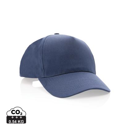Impact 5 panel 190gr Recycled cotton cap with AWARE™ tracer