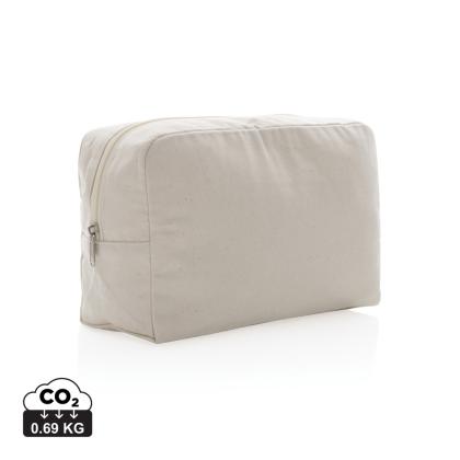 Impact Aware&trade; 285 gsm rcanvas toiletry bag undyed
